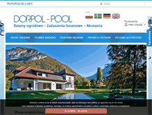Tablet Screenshot of dorpol-pool.com